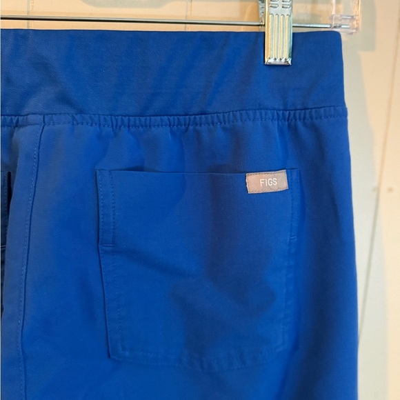 Figs Blue Jogger Scrub Pants Drawstring Waist Pockets Women's Size Small - Picture 5 of 9